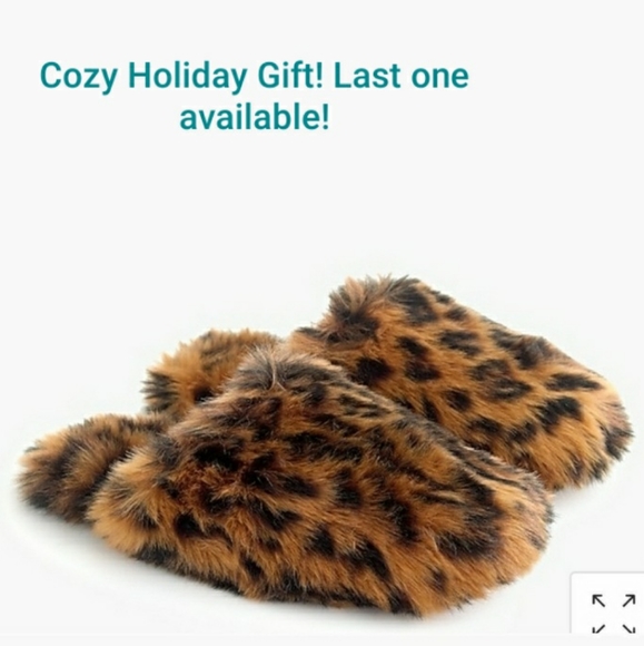 J. Crew Shoes - Last chance! Nwt! J.Crew Leopard Fuzzy Slippers